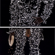 Seed, by William Villalongo; acrylic paper collage and cut velour paper, 78 by 40 inches (two sheets, 39 by 40 inches each)
Courtesy of Susan Inglett Gallery